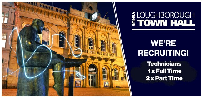 Recruitment poster for 1x Full Time tech and 2x Part Time techs