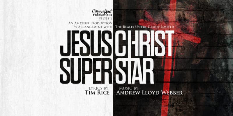 Jesus Christ Superstar musical logo from Greasepaint Productions